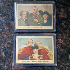 Three Stooges collector cards